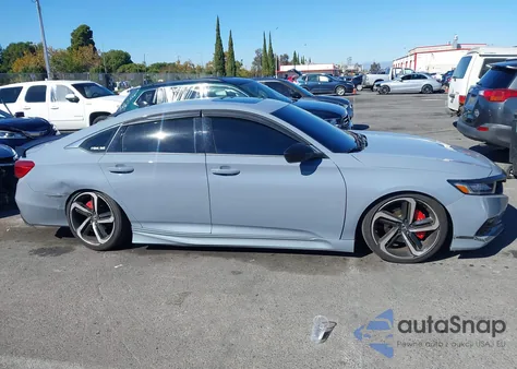 2021 Honda Accord Sport 2.0T from USA, damaged, VIN 1HGCV2F30MA022965